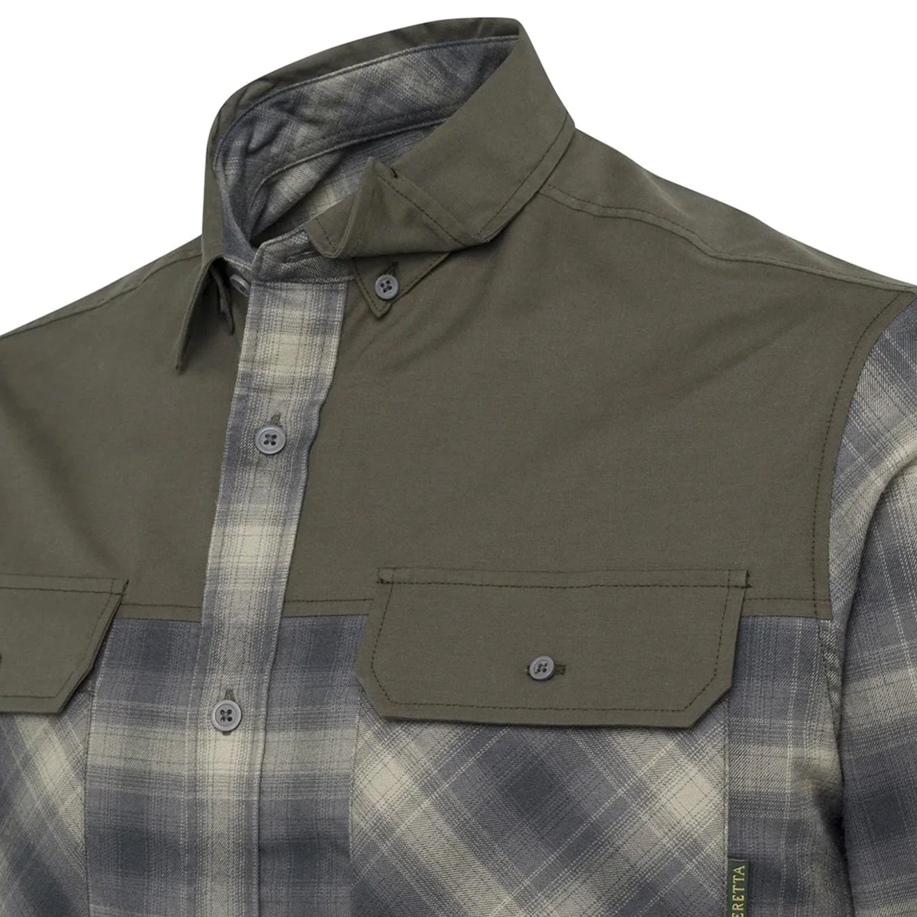 Beretta Outpost Shirt Sage Green Check - The Sporting Lodge