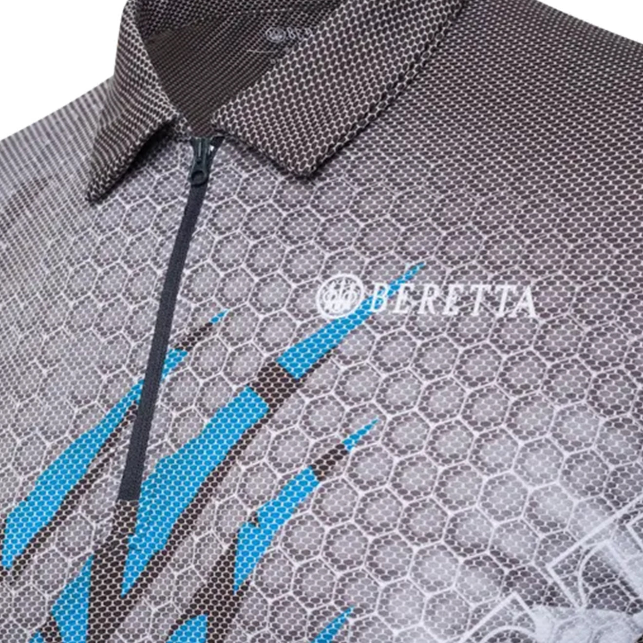 Beretta Rush Scratch Polo Black & Blue Excell