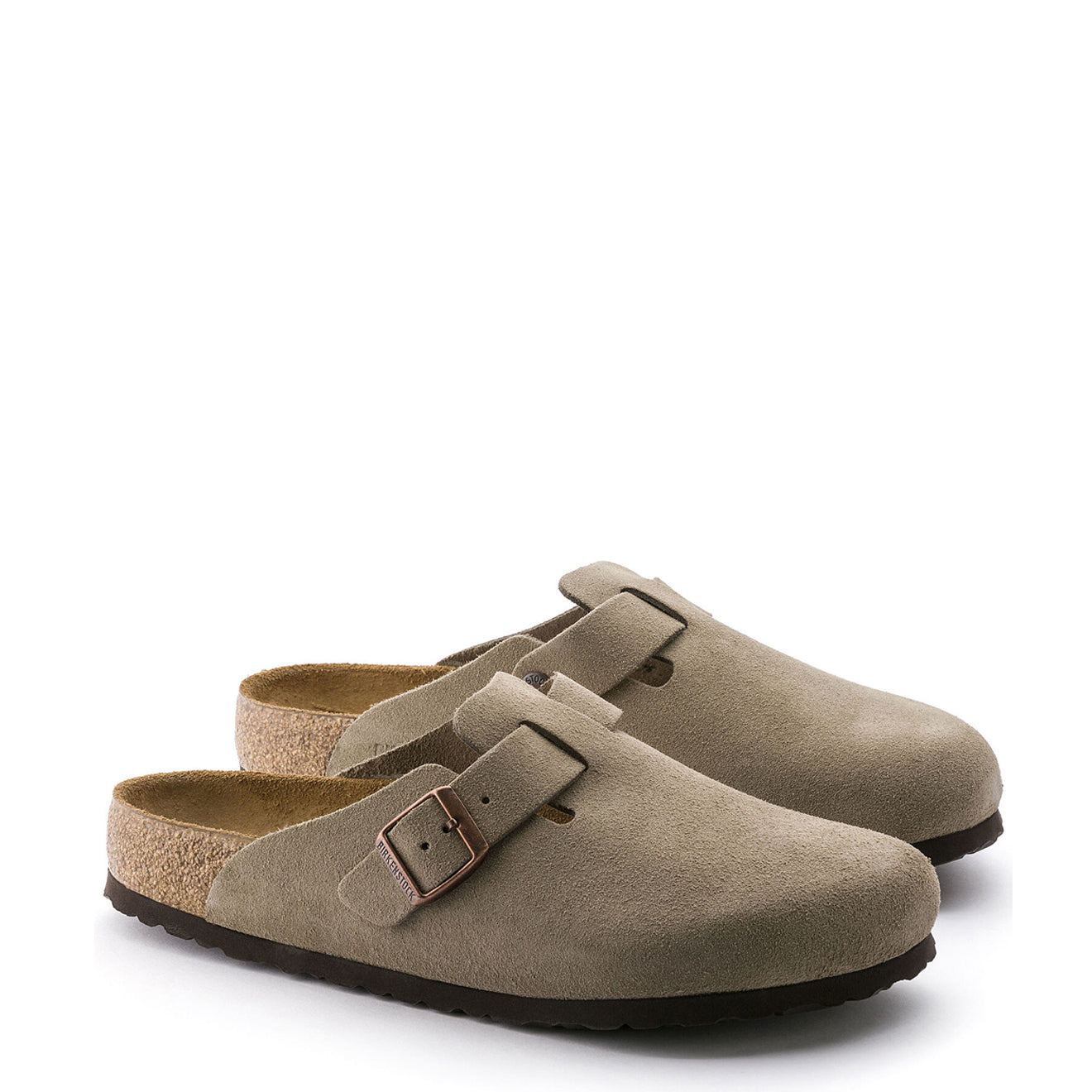 Birkenstock Boston SFB Reg Fit Taupe - The Sporting Lodge
