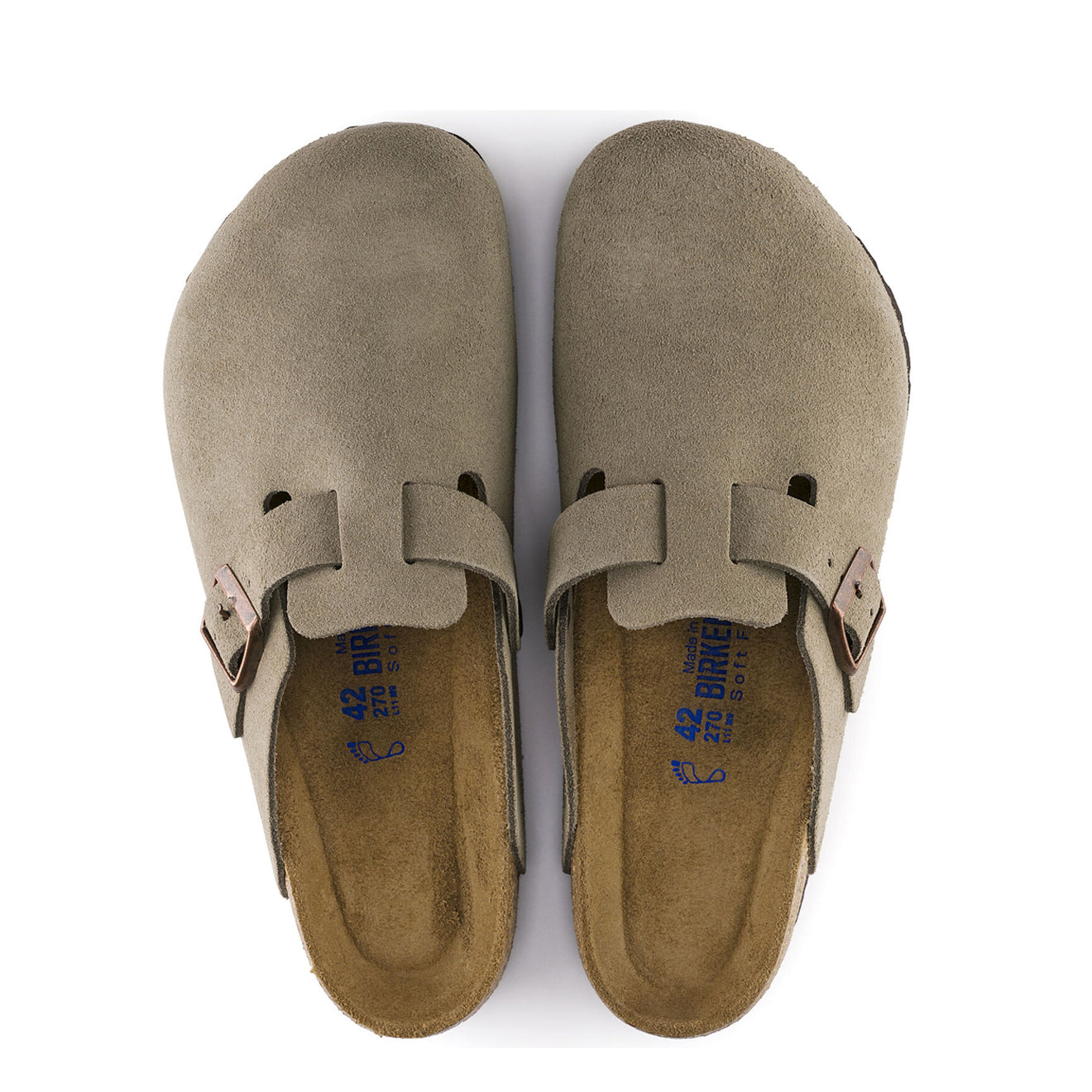 Birkenstock Boston SFB Reg Fit Taupe - The Sporting Lodge