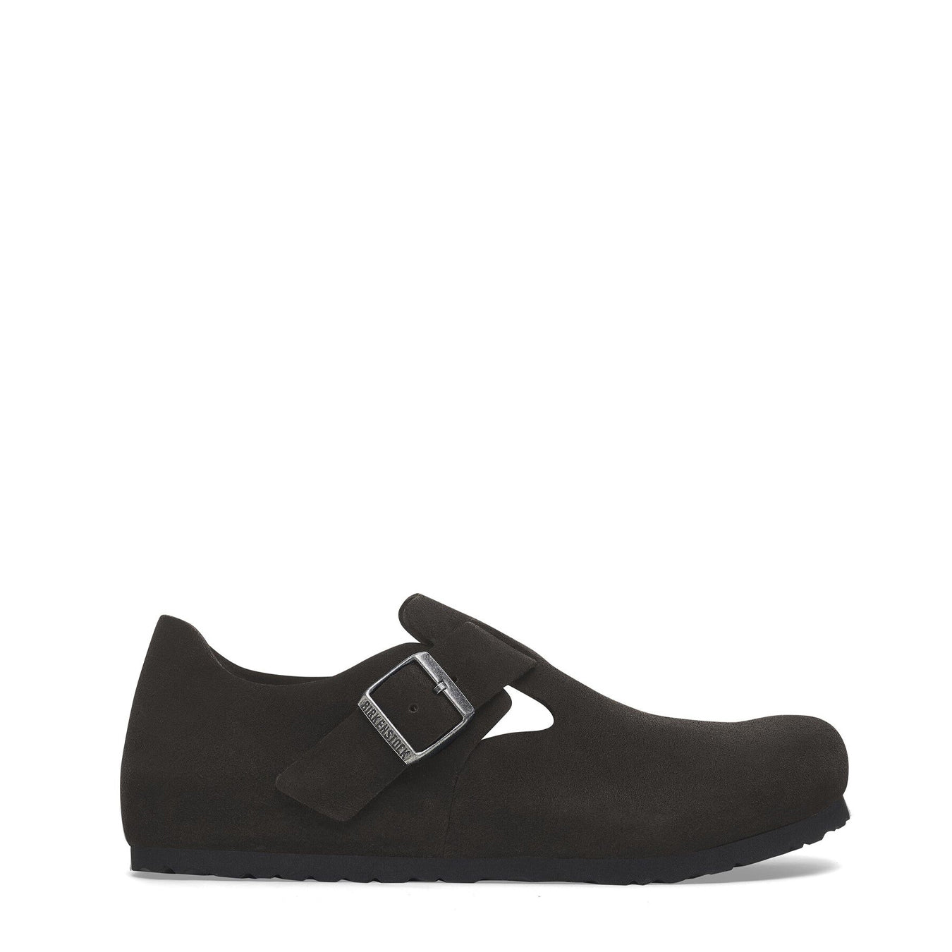 Birkenstock Womens Narrow London Suede Black - The Sporting Lodge
