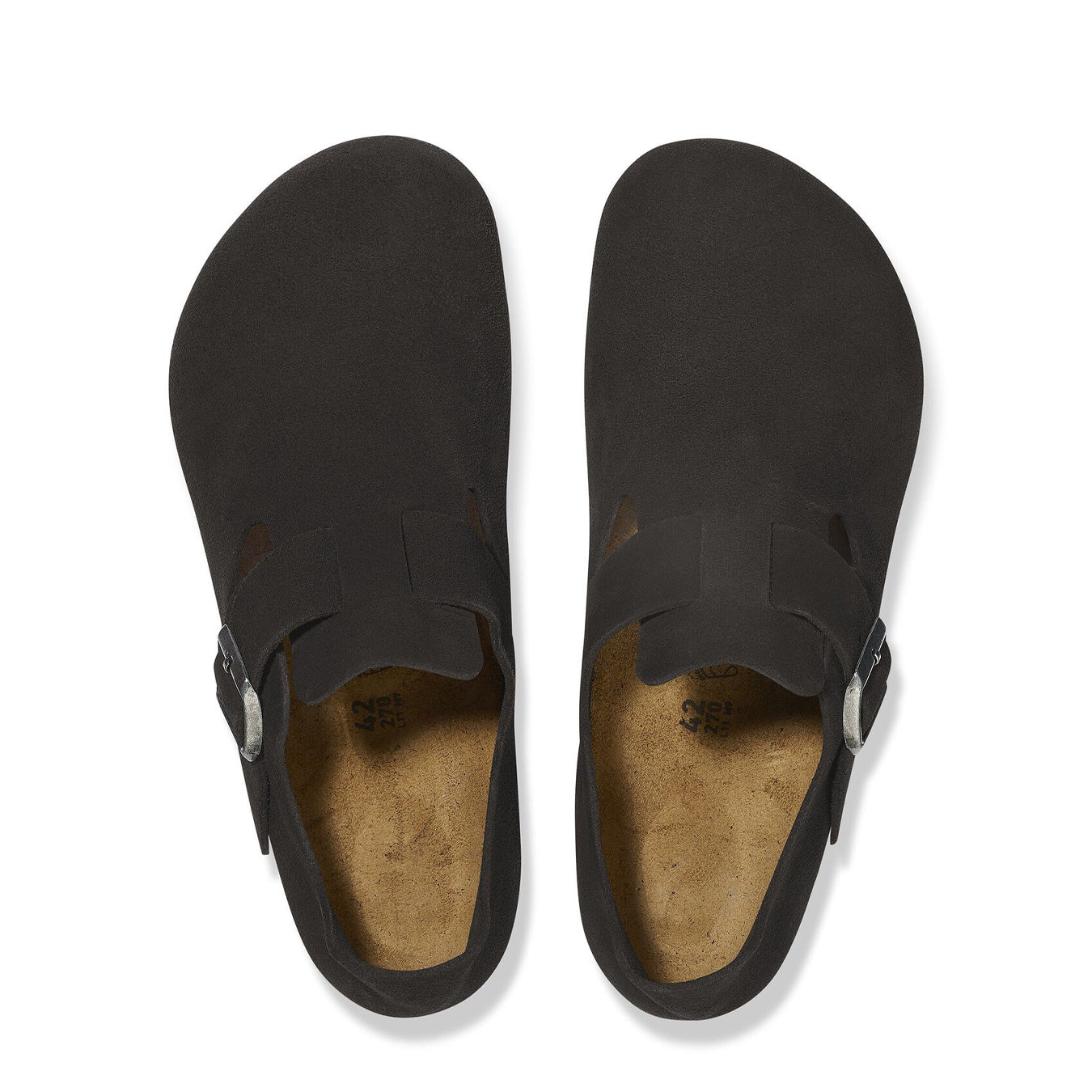 Birkenstock Womens Narrow London Suede Black - The Sporting Lodge