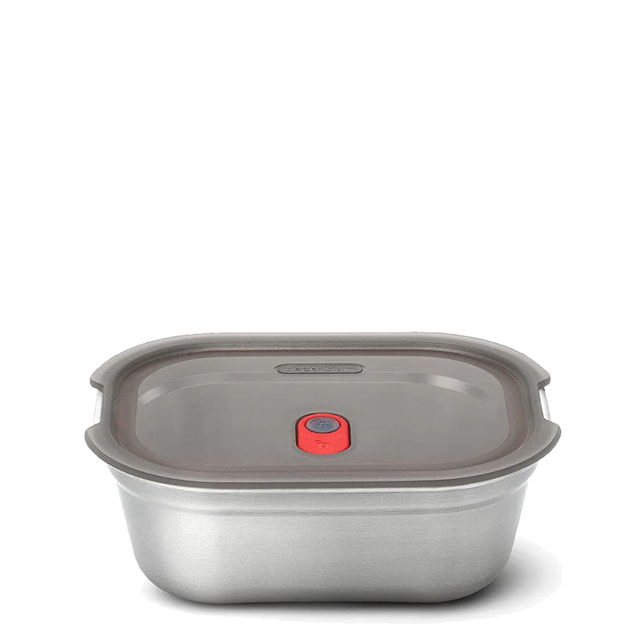 Black + Blum Steel Food Box Medium Grey/Red - The Sporting Lodge