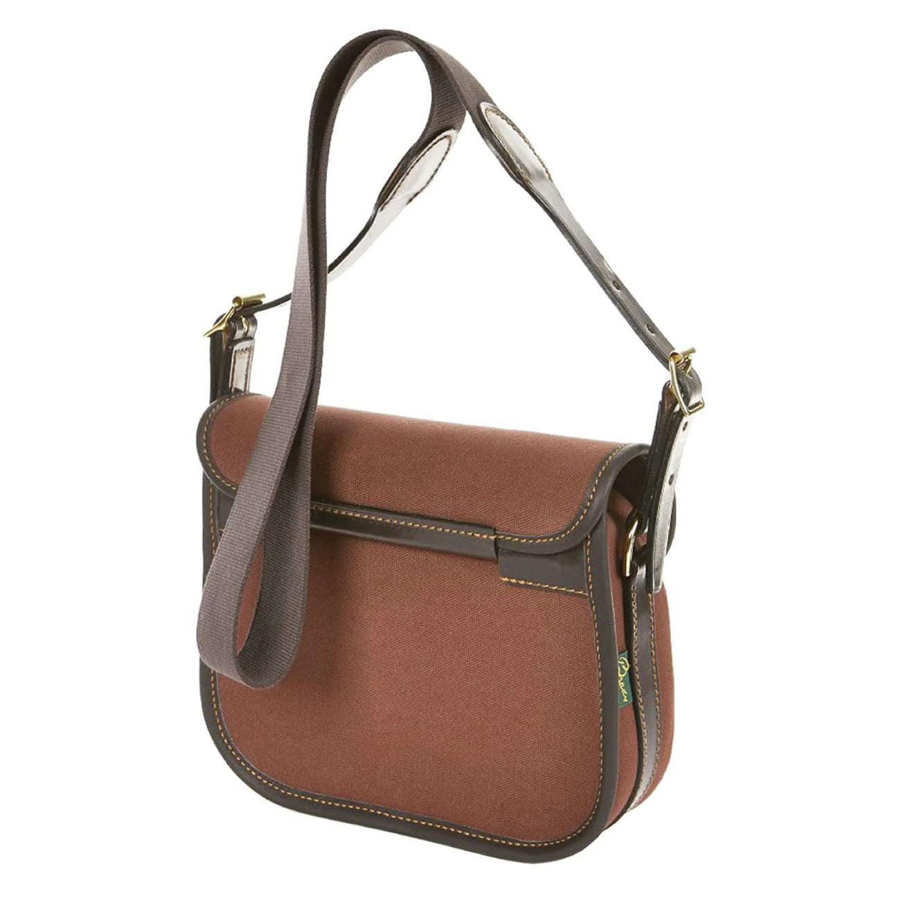 Brady Moorland Canvas Cartridge Bag 75 Rust Brown - The Sporting Lodge
