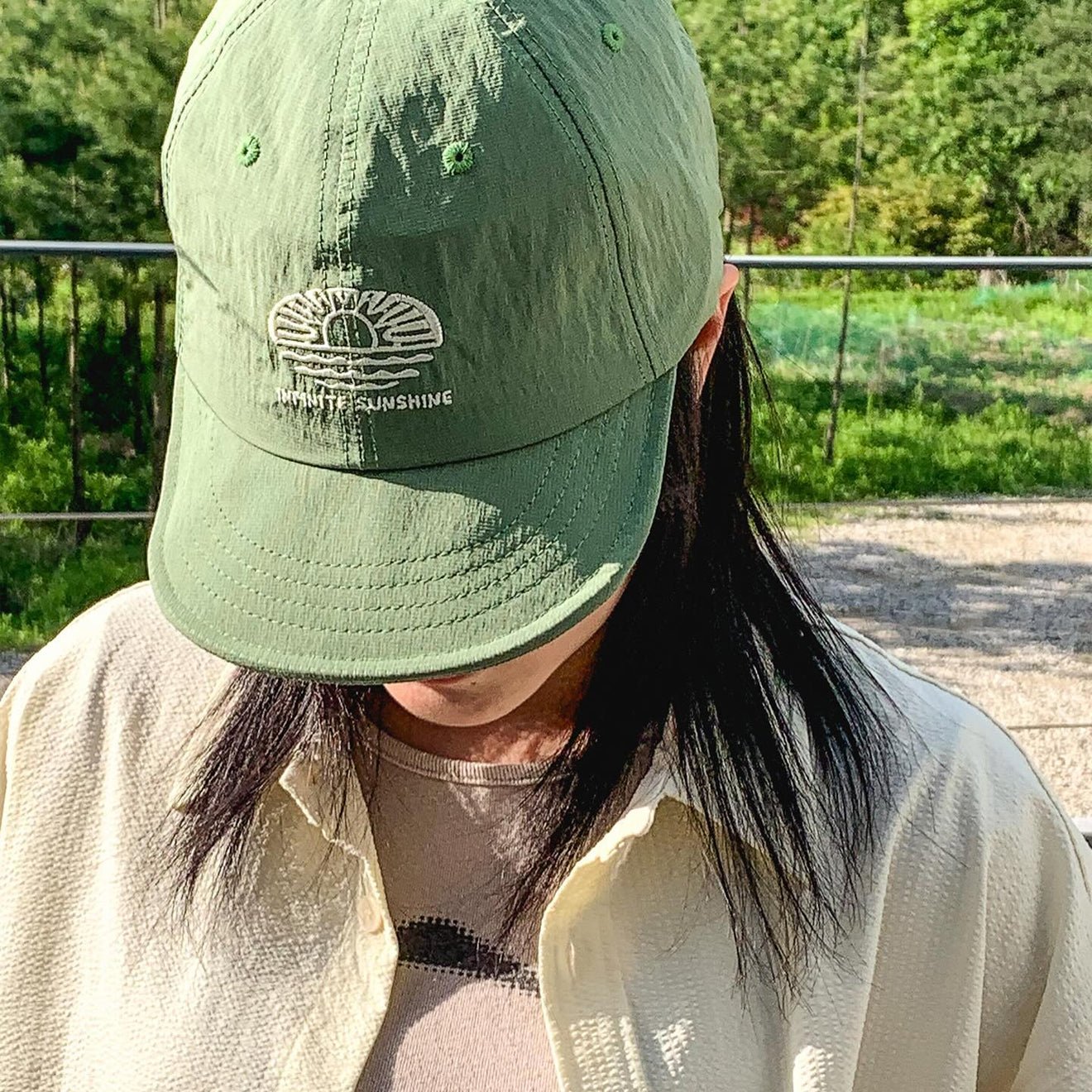 Kappy Ripstop Sunshine Cap Moss Green - The Sporting Lodge