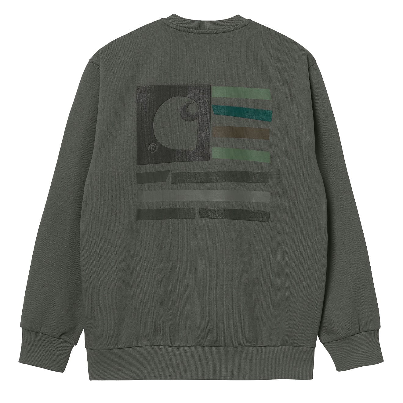 Carhartt WIP Medley State Sweat Thyme - The Sporting Lodge