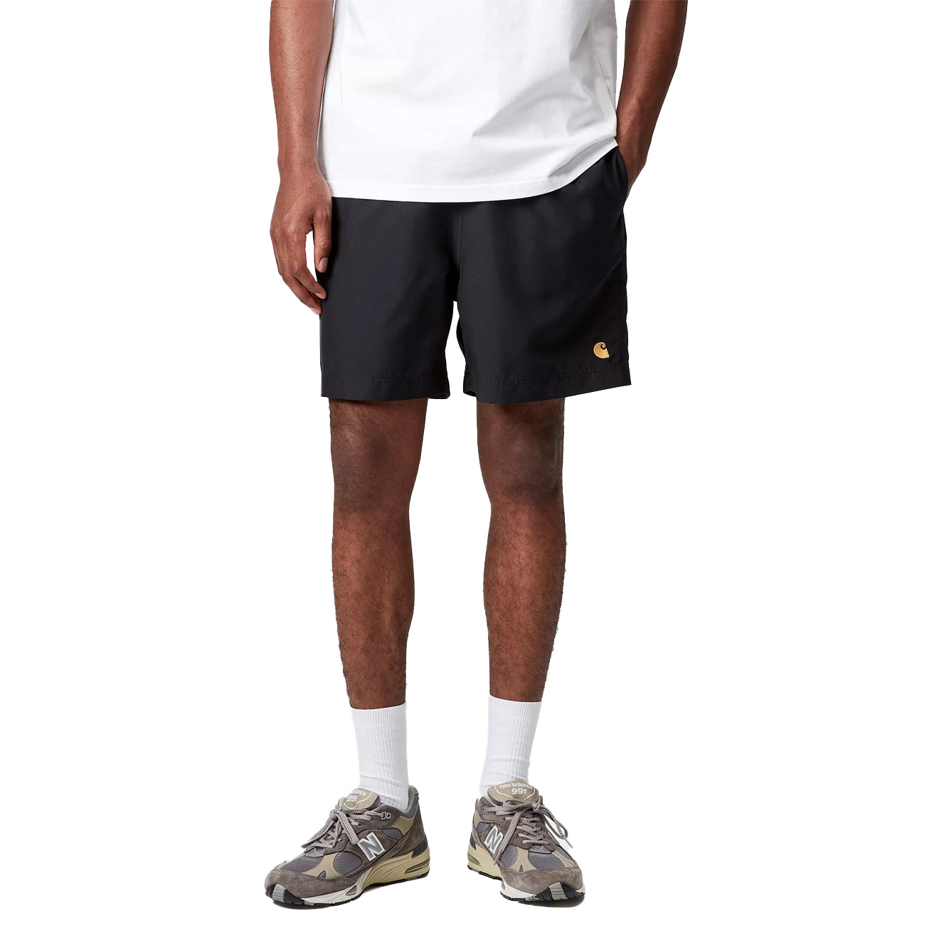 Carhartt WIP Chase Swim Trunks Botanic / Gold