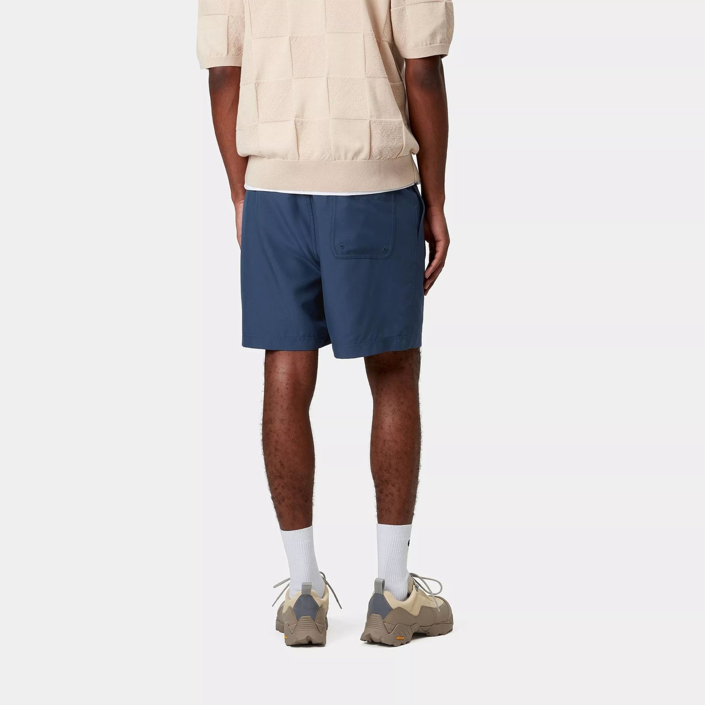 Carhartt WIP Chase Swim Trunks Dusky Blue / Gold - The Sporting Lodge