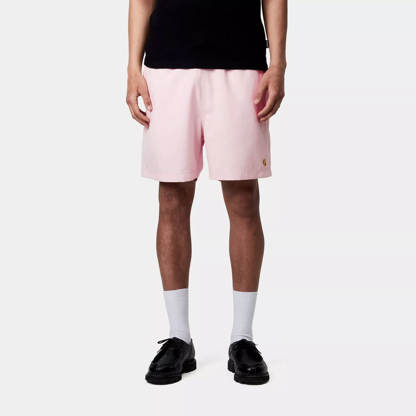 Carhartt WIP Chase Swim Trunks Dusky Pink / Gold