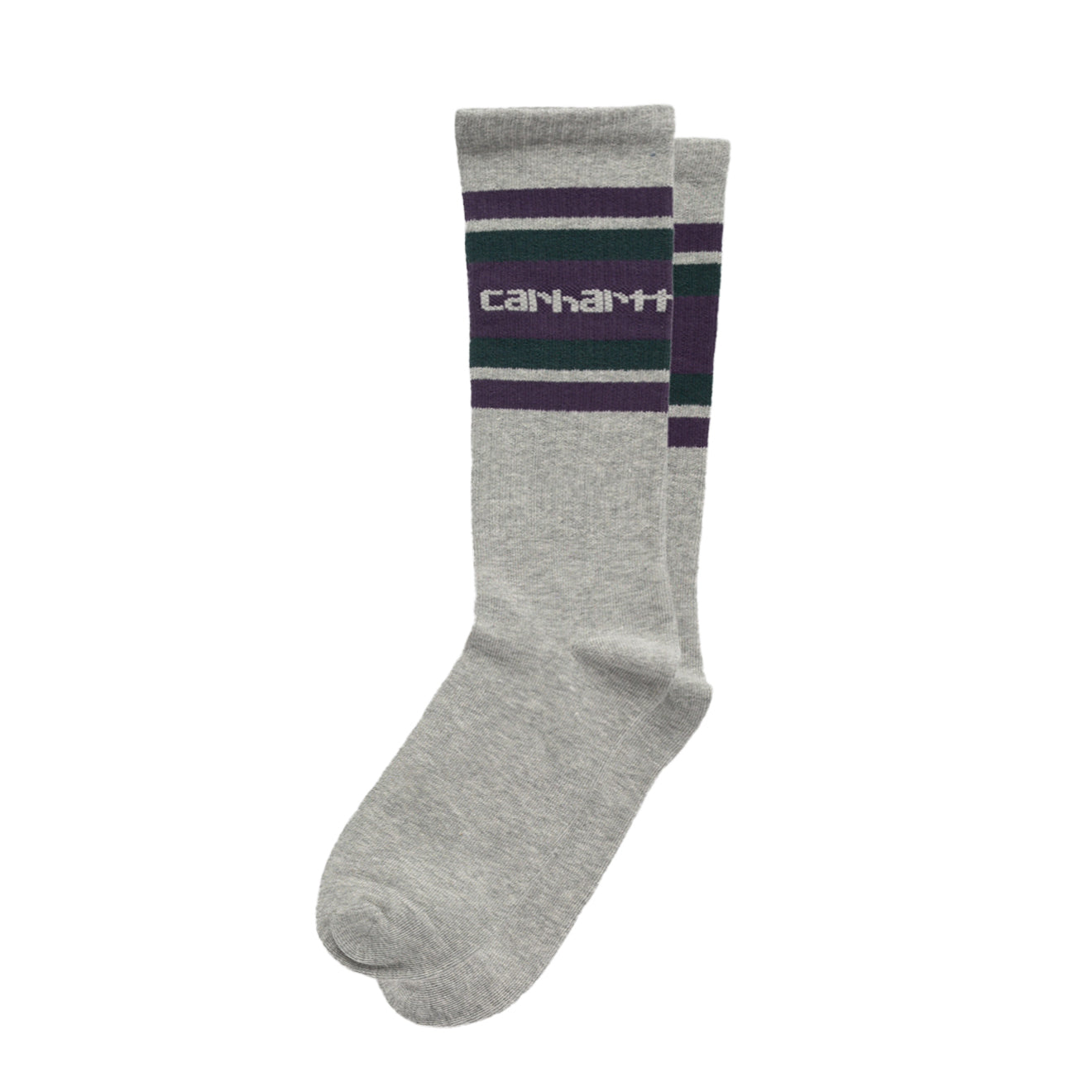 Carhartt WIP Connors Socks Grey Heather / Lakers / Dark Fir - The Sporting Lodge