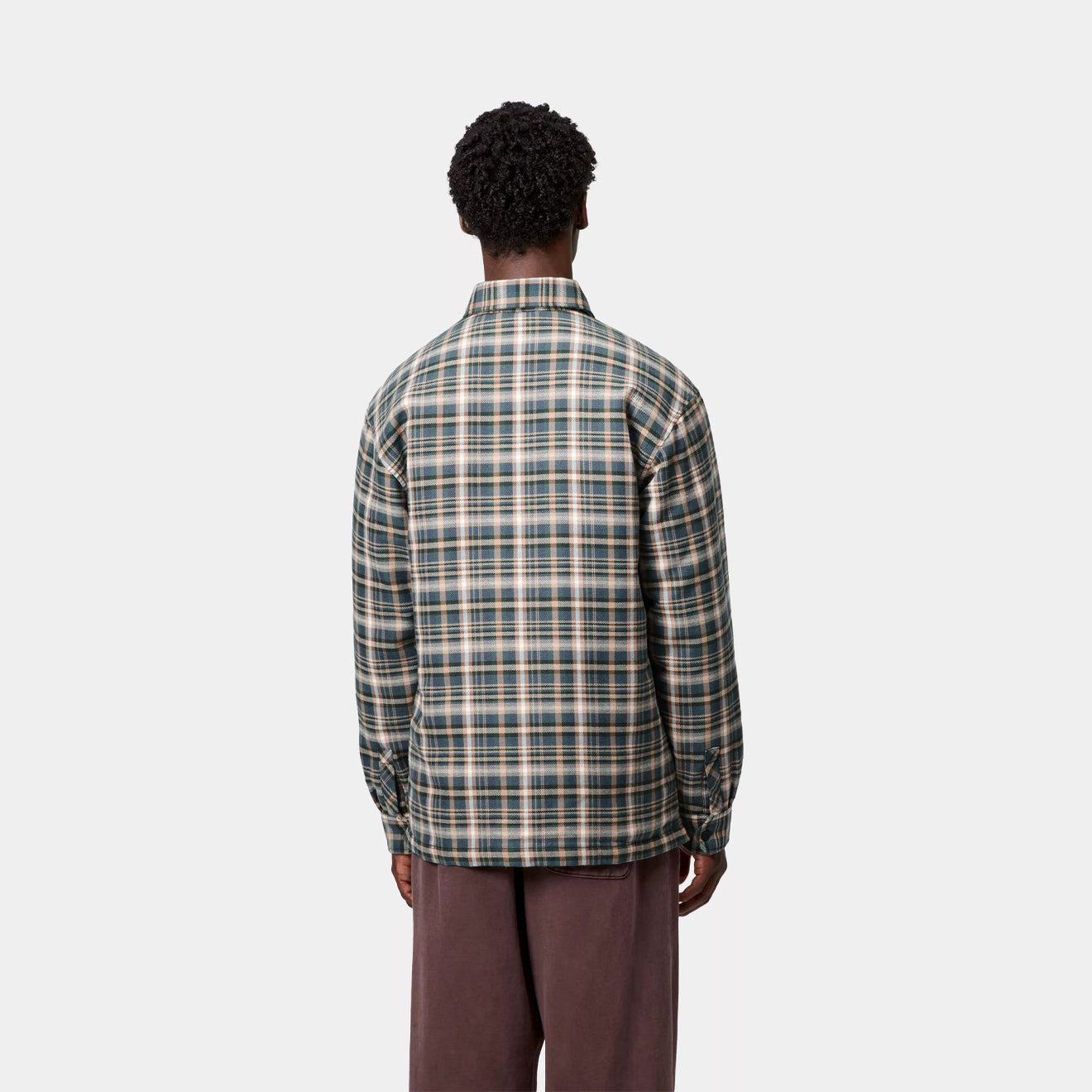 Carhartt WIP Cronyn Shirt Jac Cronyn Check Dark Navy - The Sporting Lodge