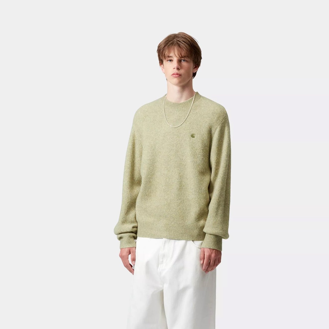 Carhartt WIP Curtis Sweater Tangled Brass - The Sporting Lodge