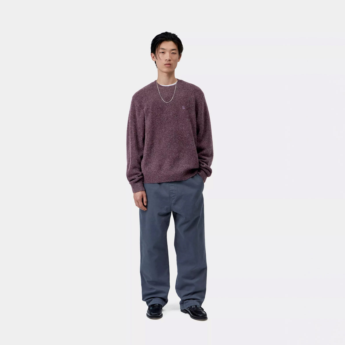 Carhartt WIP Curtis Sweater Tangled Shady Purple