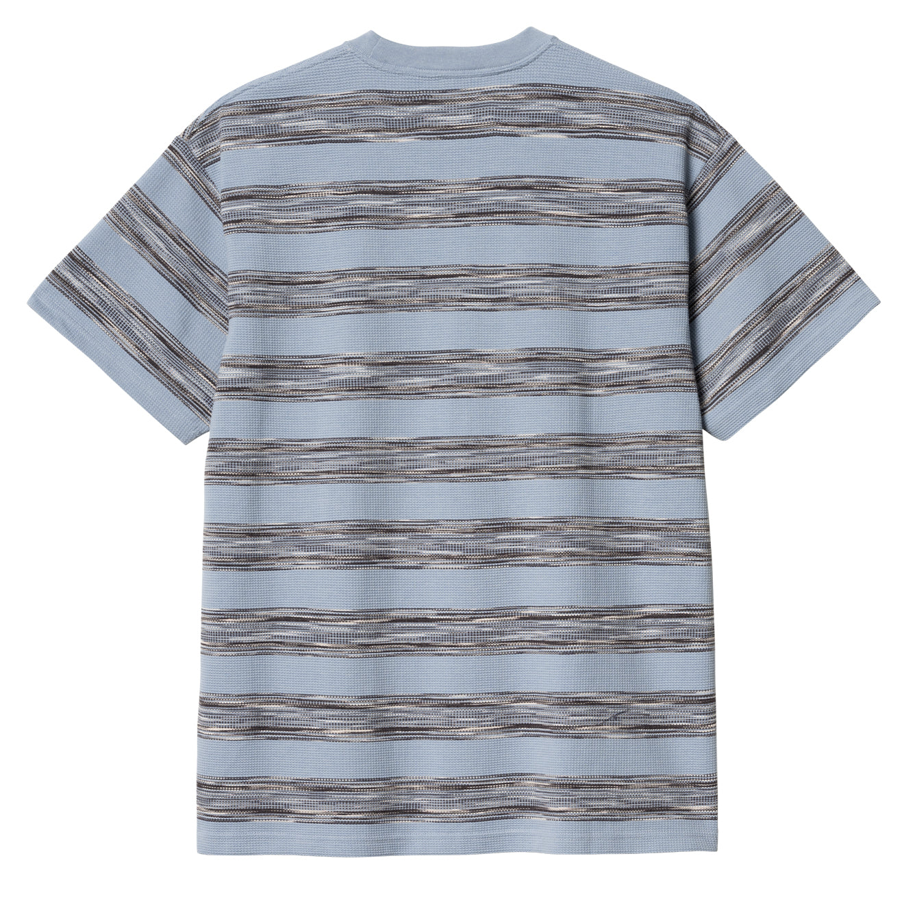 Carhartt WIP Dodson Pocket T-Shirt Dodson Stripe Misty Sky - The Sporting Lodge
