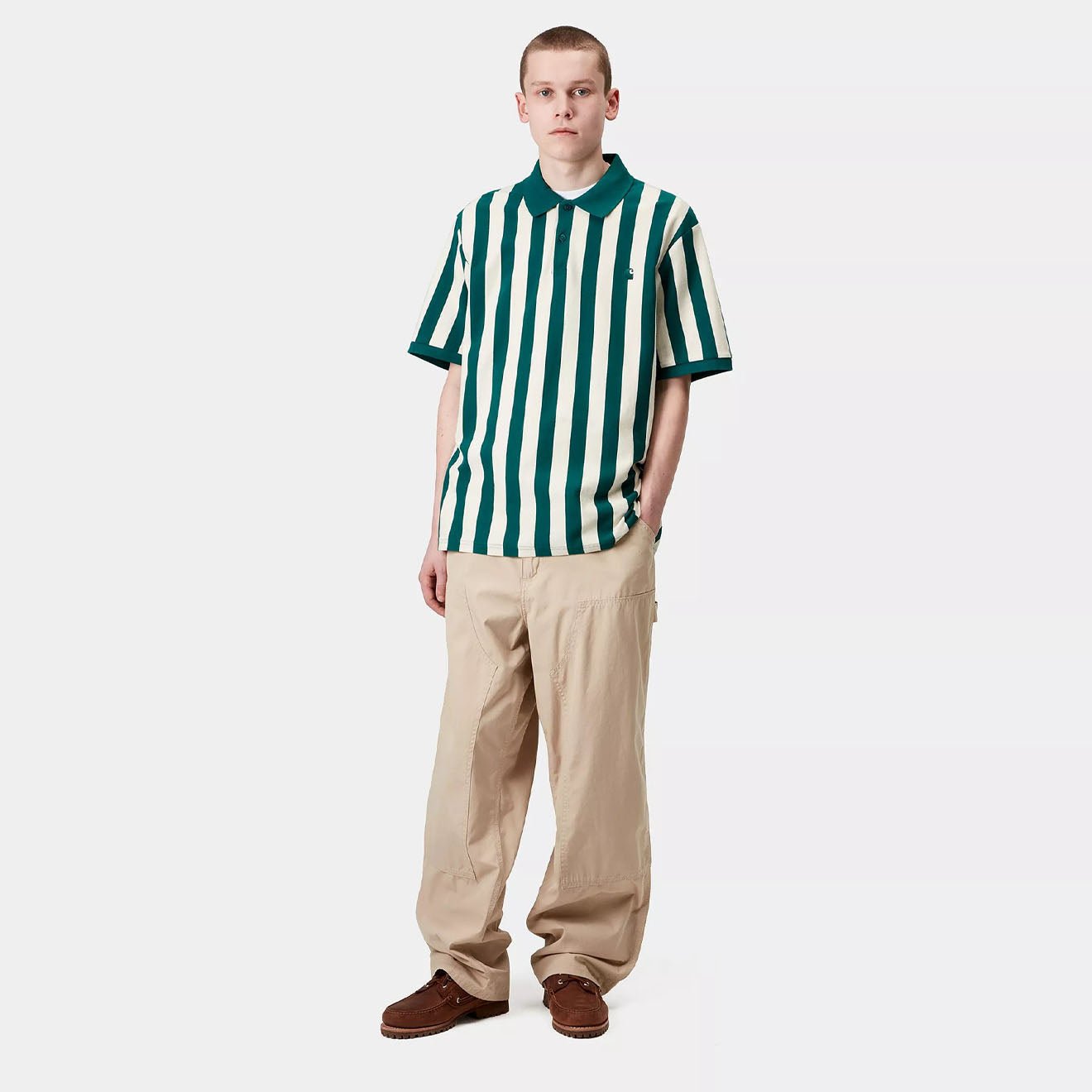 Carhartt WIP Double Knee Pant Wall Rinsed - The Sporting Lodge