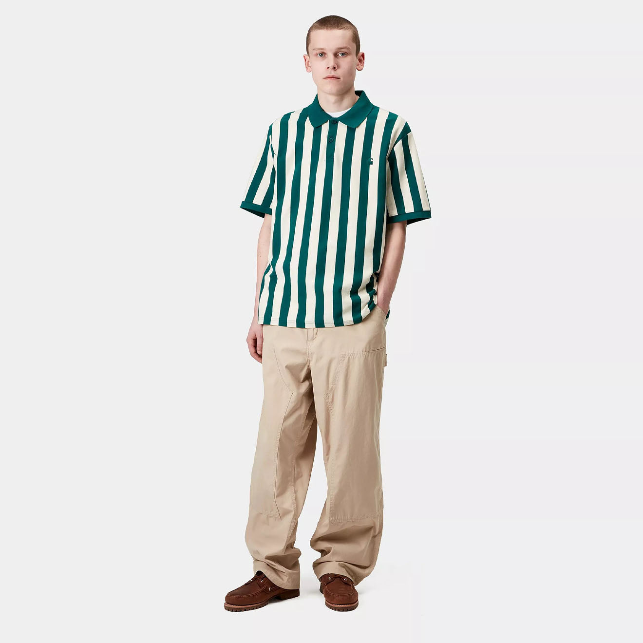 Carhartt WIP Double Knee Pant Wall Rinsed - The Sporting Lodge