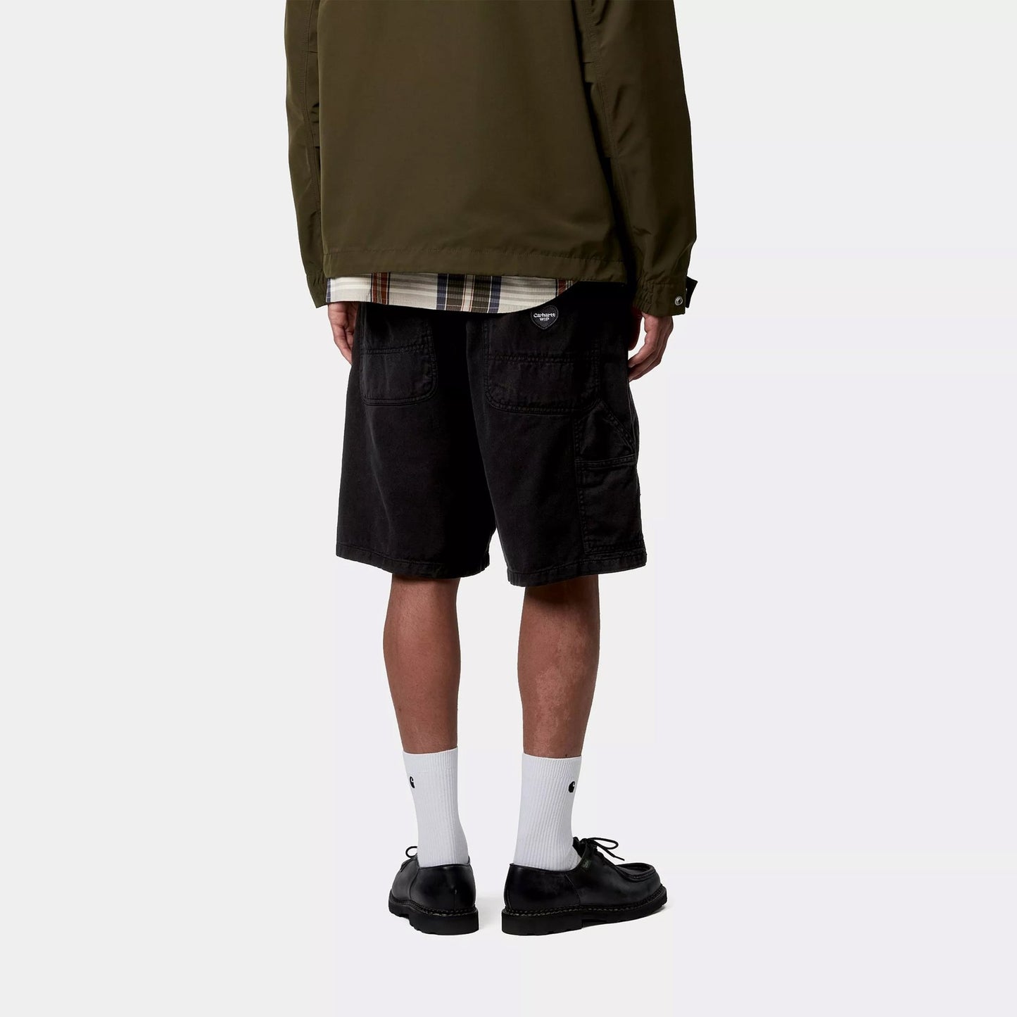 Carhartt WIP Drewe Short Black Rinsed - The Sporting Lodge