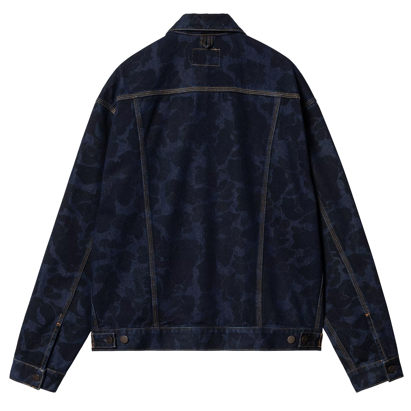 Carhartt WIP Duck Helston Jacket Camo Duck Blue Stone Washed - The Sporting Lodge