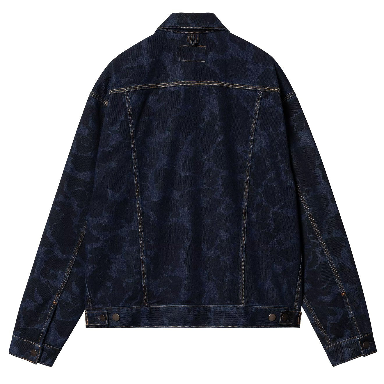 Carhartt WIP Duck Helston Jacket Camo Duck Blue Stone Washed - The Sporting Lodge