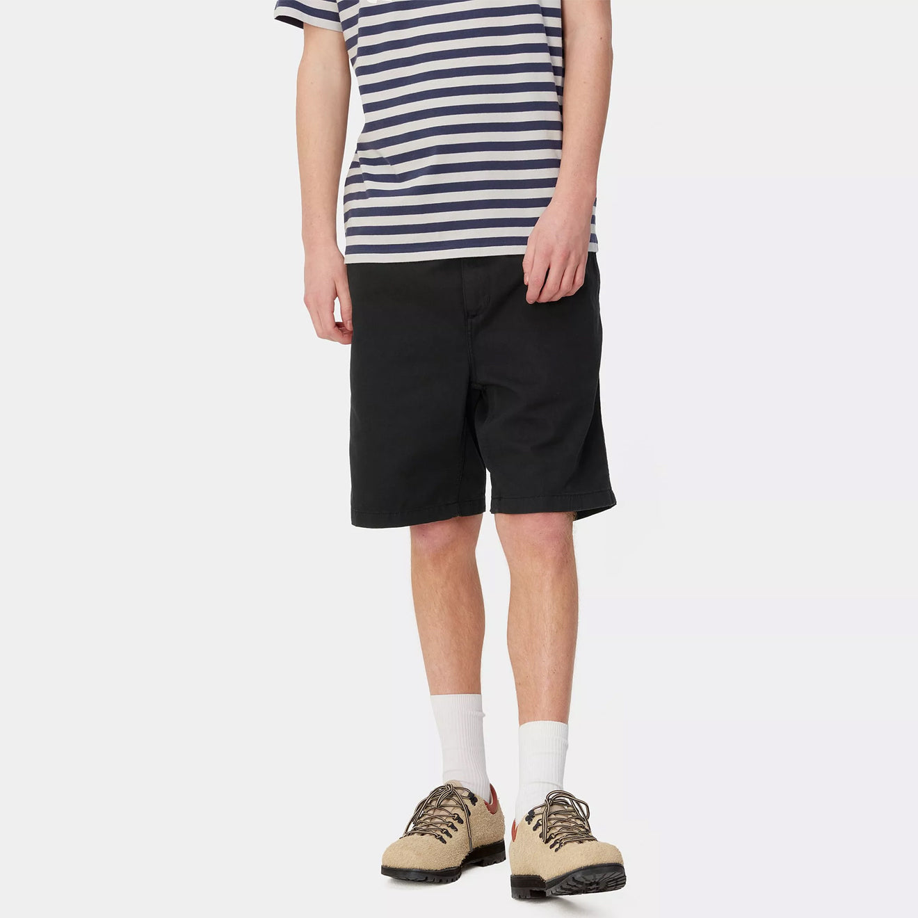 Carhartt WIP Flint Short Dusky Blue Garment Dyed