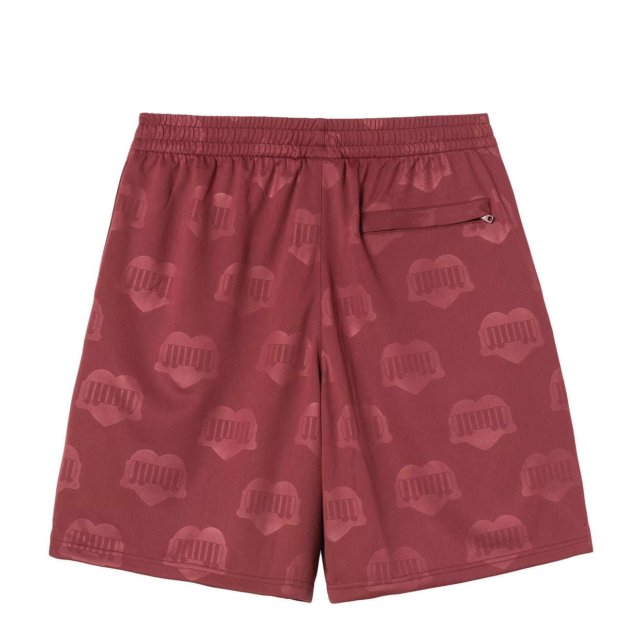 Carhartt WIP Harttes Football Short Heart Train Jacquard / Mulberry - The Sporting Lodge