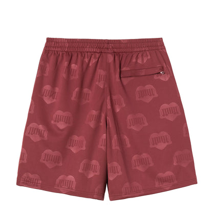 Carhartt WIP Harttes Football Short Heart Train Jacquard / Mulberry - The Sporting Lodge