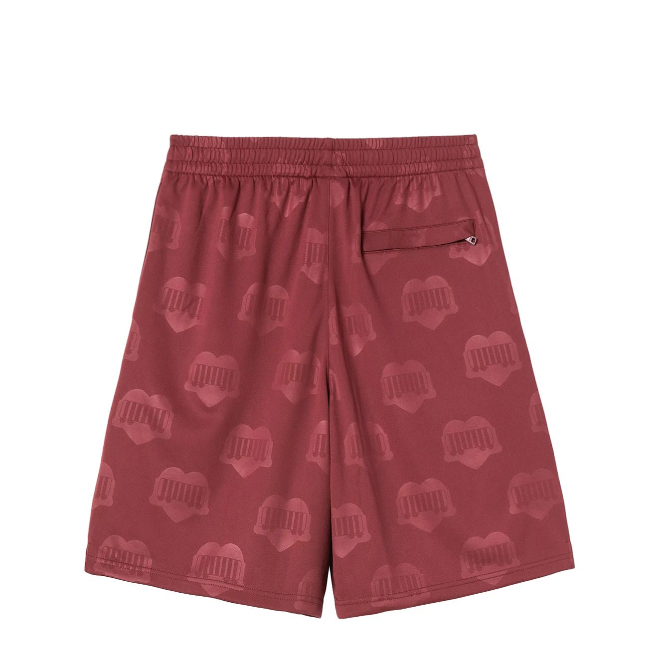 Carhartt WIP Harttes Football Short Heart Train Jacquard / Mulberry - The Sporting Lodge