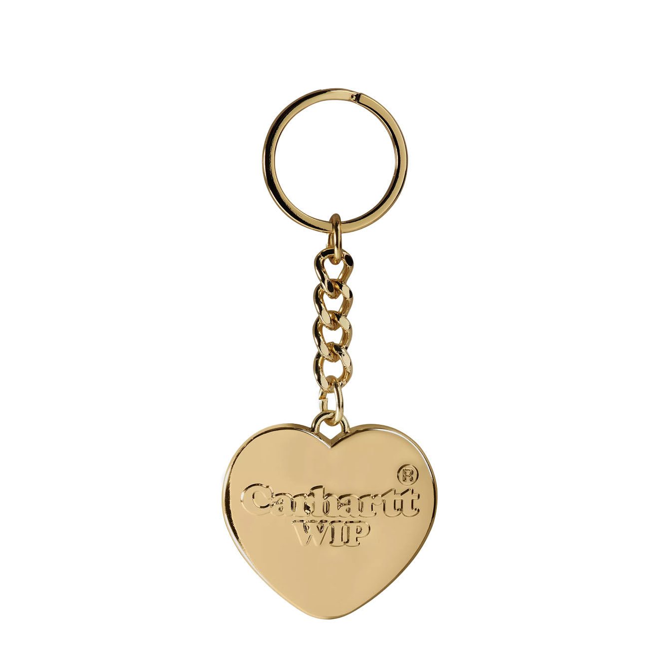 Carhartt WIP Heart Keychain Gold - The Sporting Lodge