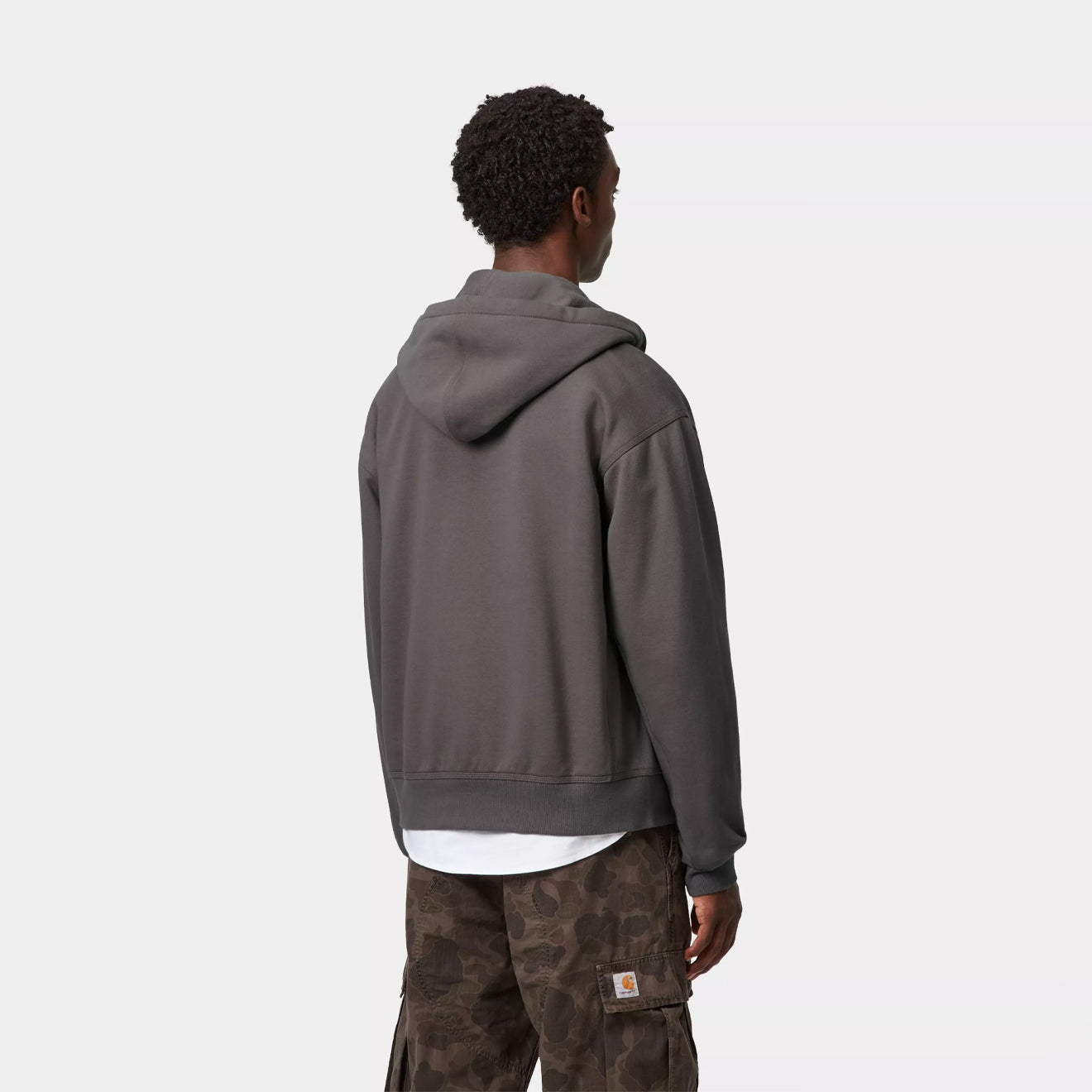 Carhartt WIP Hooded American Script Jacket Porphyry - The Sporting Lodge