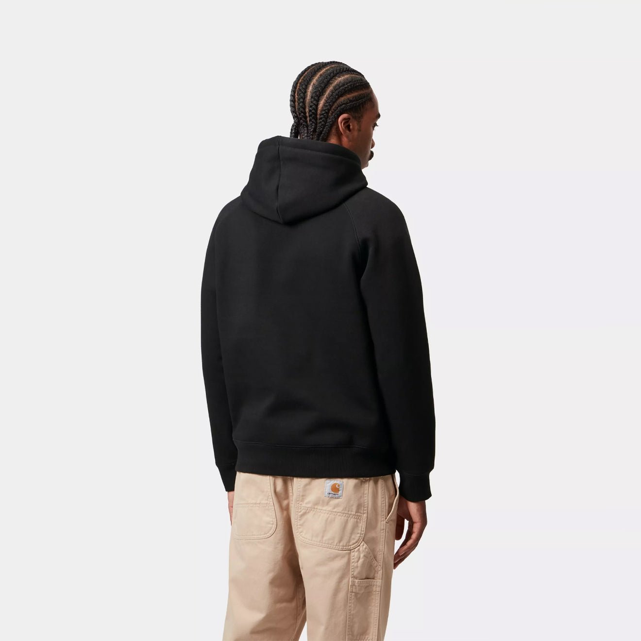 Carhartt WIP Hooded Chase Sweatshirt Black / Gold - The Sporting Lodge