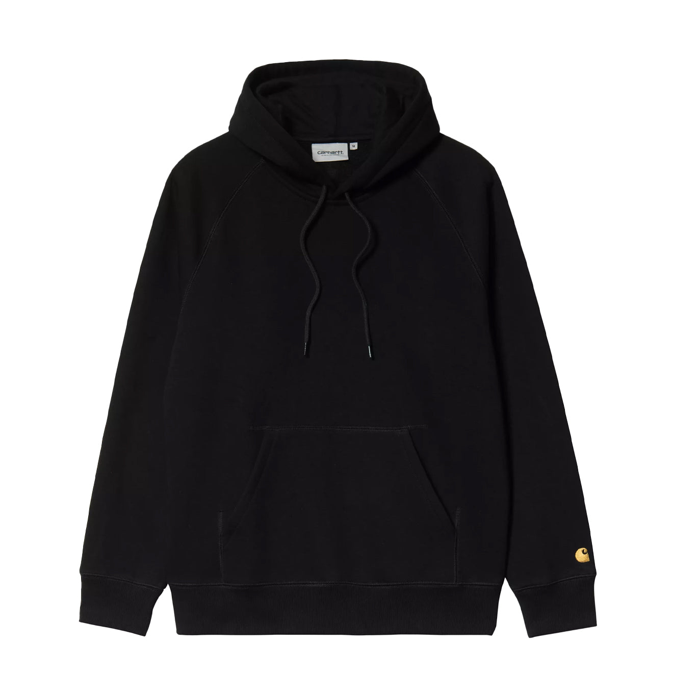 Carhartt WIP Hooded Chase Sweatshirt Black / Gold