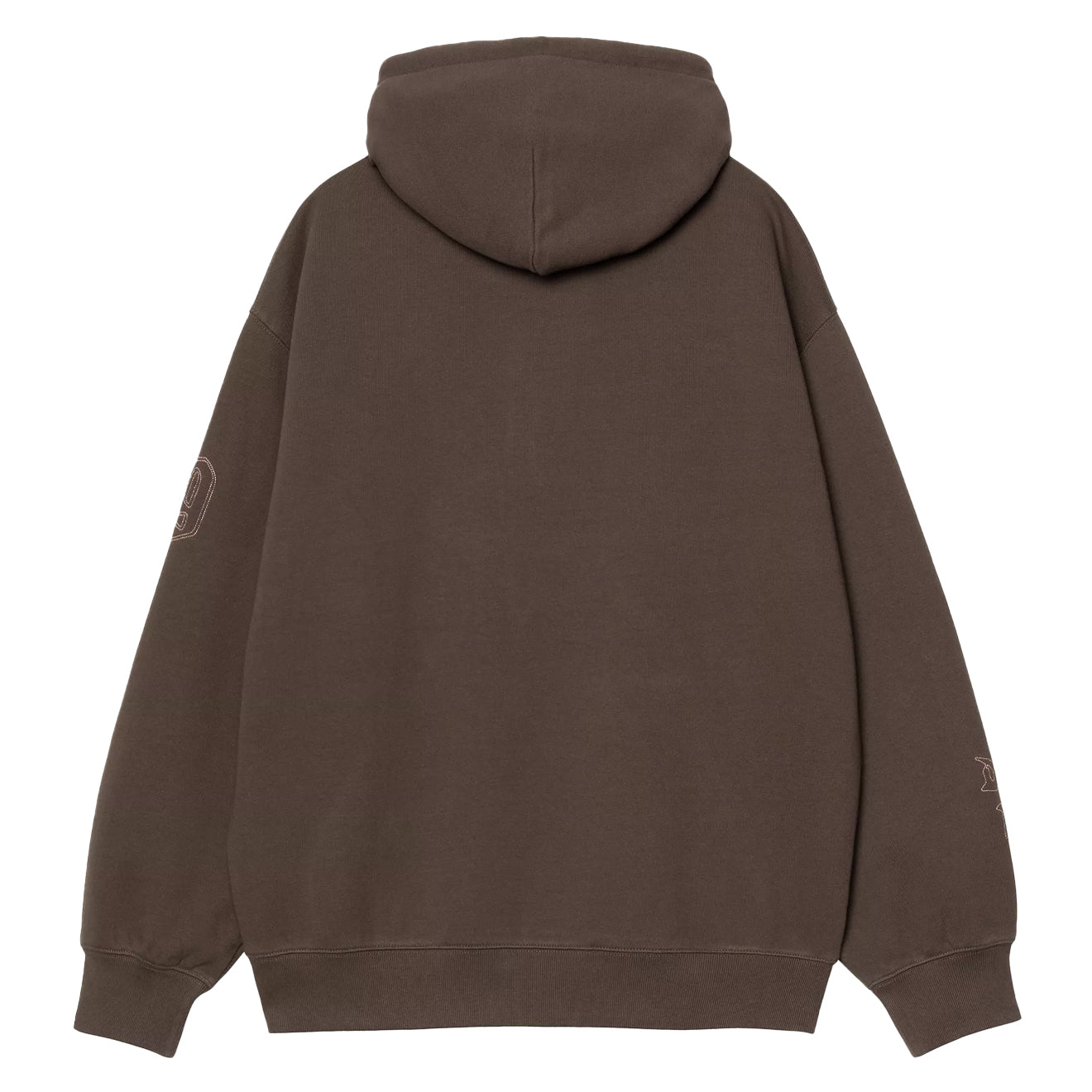 Carhartt WIP Hooded Hackwork Sweat Vitola / Glassy Pink