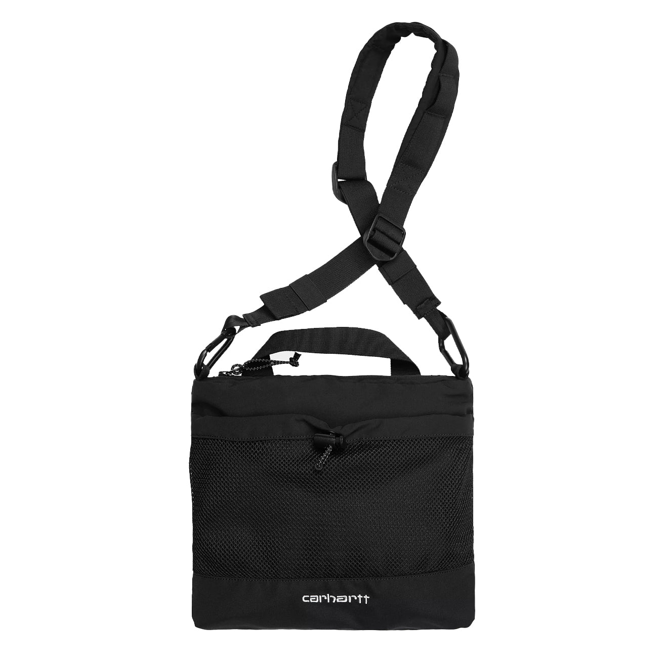 Carhartt WIP Irwin Shoulder Bag Black / Black / White - The Sporting Lodge