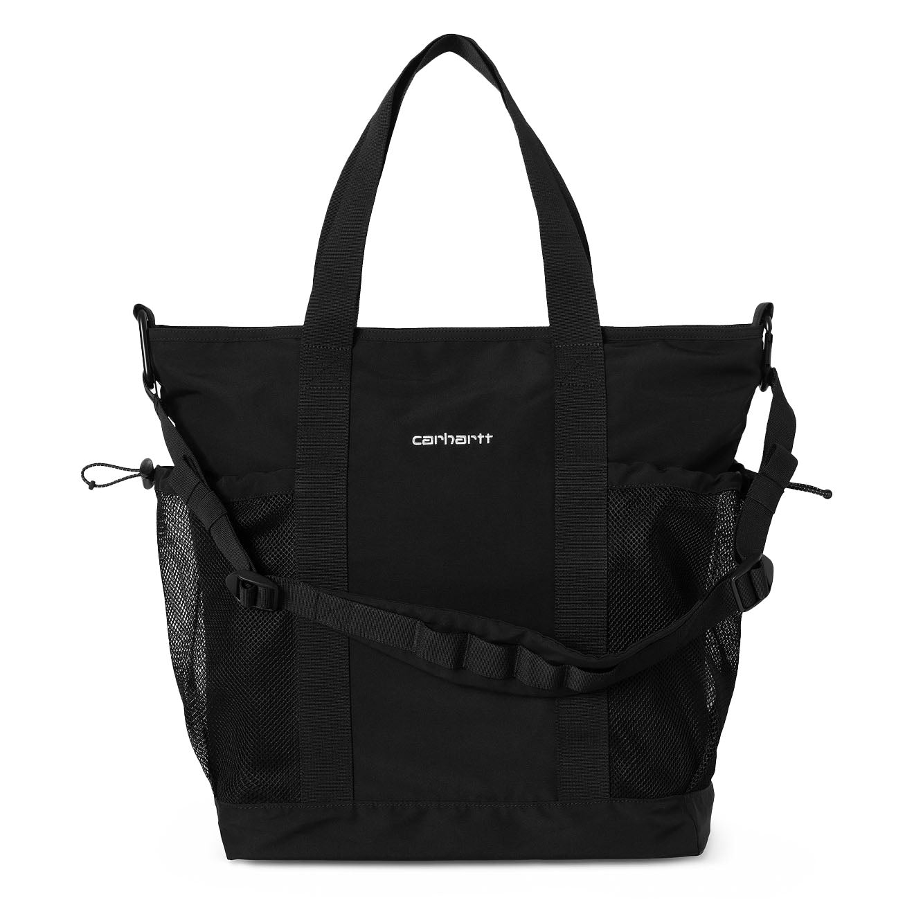 Carhartt WIP Irwin Tote Bag Black / Black / White - The Sporting Lodge