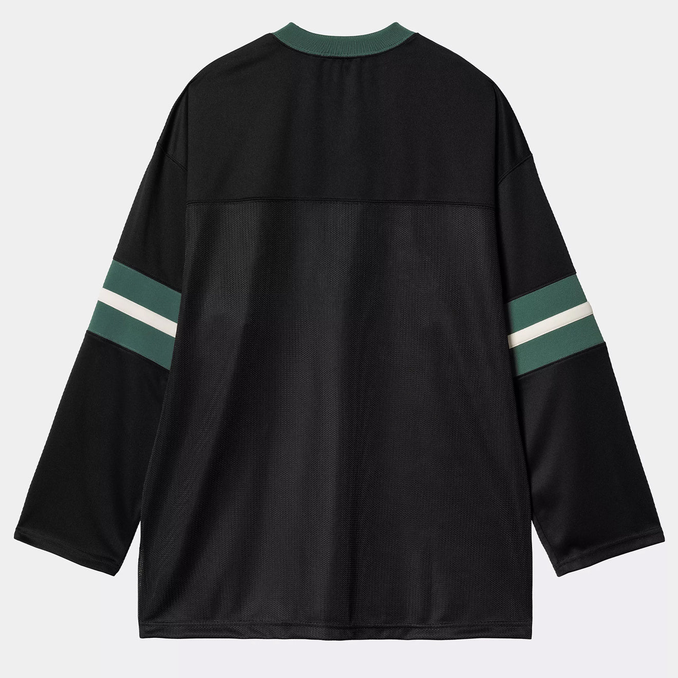 Carhartt WIP L/S Detroit Mesh T-Shirt Black / Conifer / Wax - The Sporting Lodge
