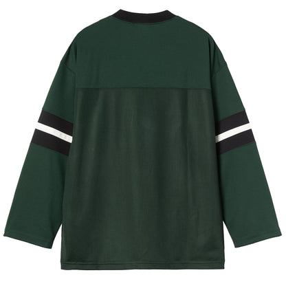 Carhartt WIP L/S Detroit Mesh T-Shirt Conifer / Black / Wax - The Sporting Lodge