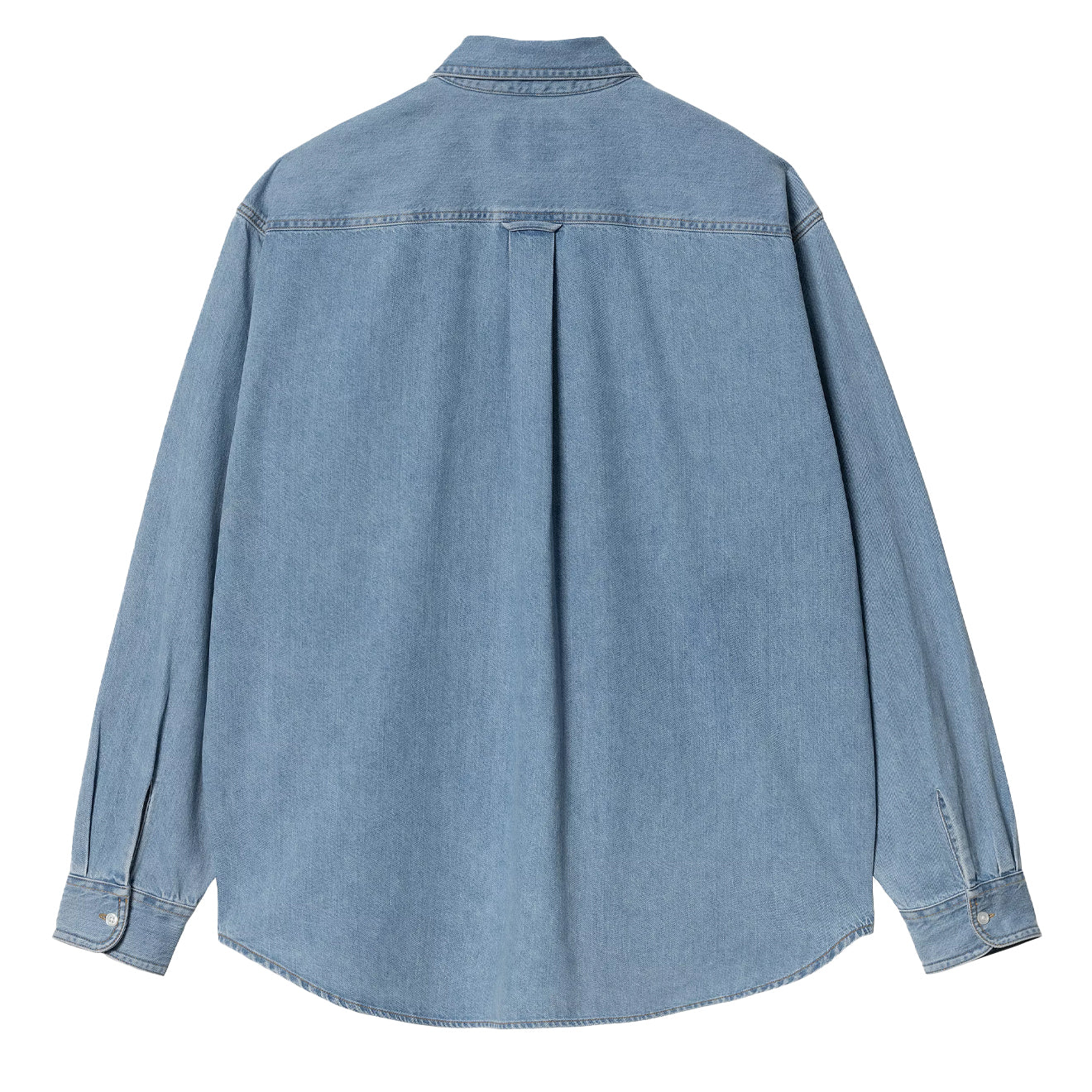 Carhartt WIP L/S Lucas Shirt Blue Bleached - The Sporting Lodge