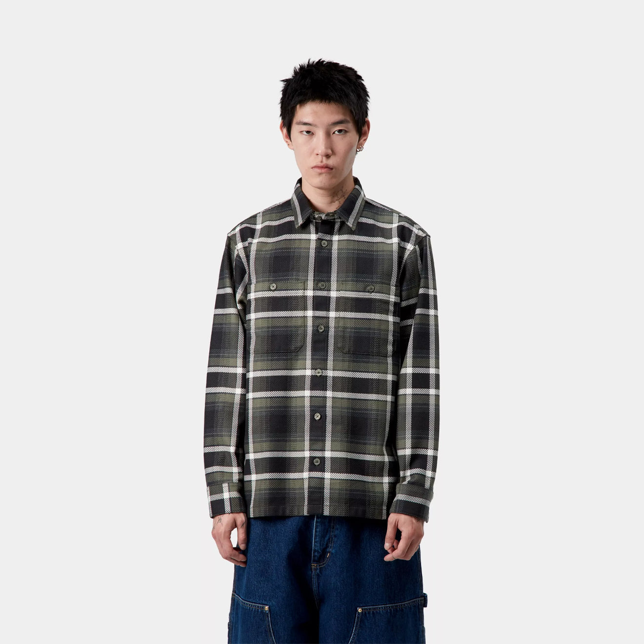 Carhartt WIP L/S Vaughn Shirt Vaughn Check Opuntia - The Sporting Lodge