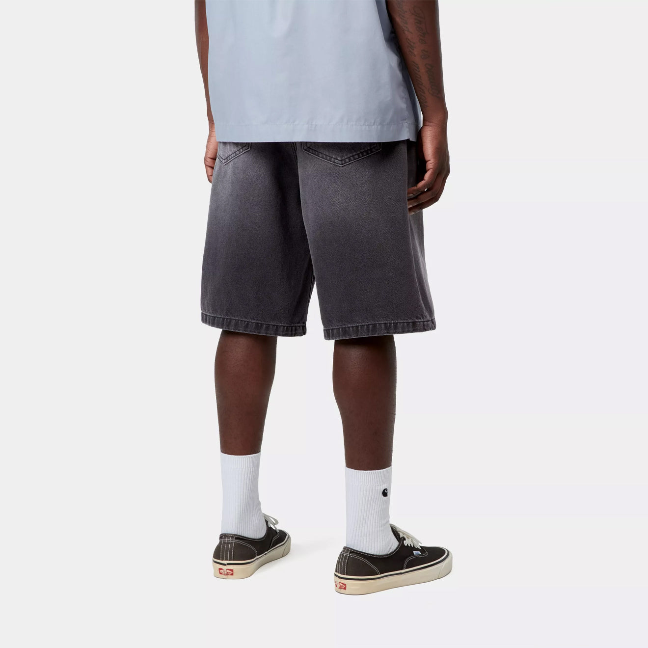 Carhartt WIP Landon Short Black Worn Bleached