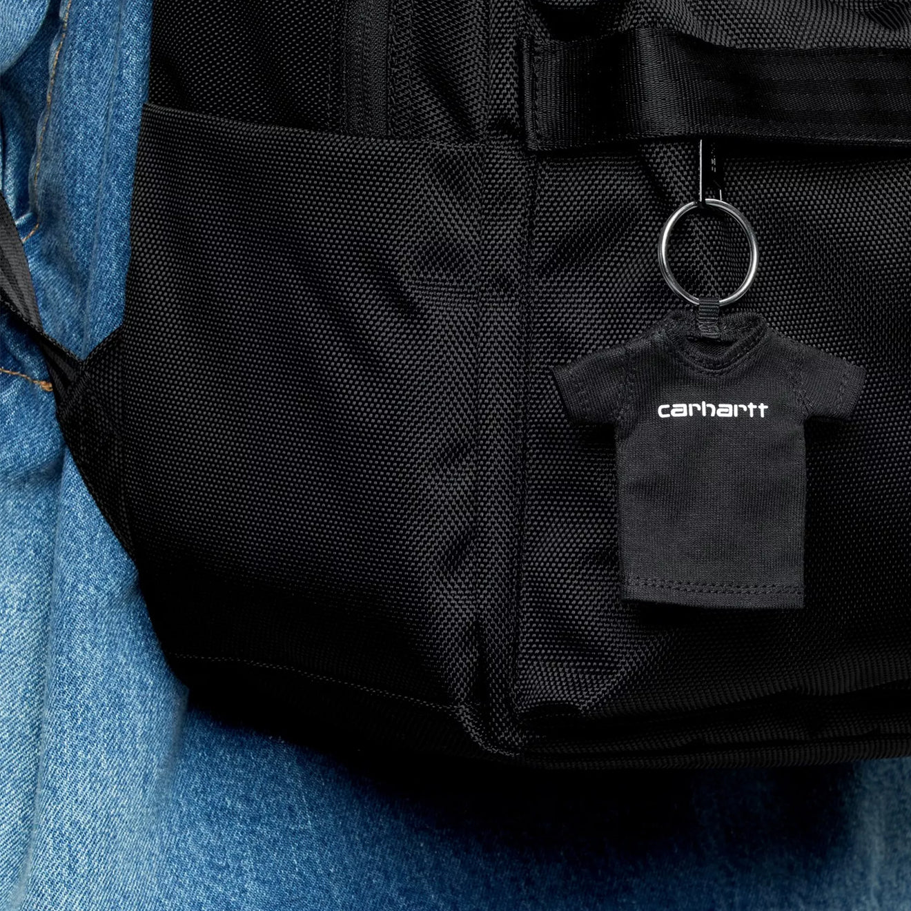 Carhartt WIP Mini Script T-Shirt Keychain Black