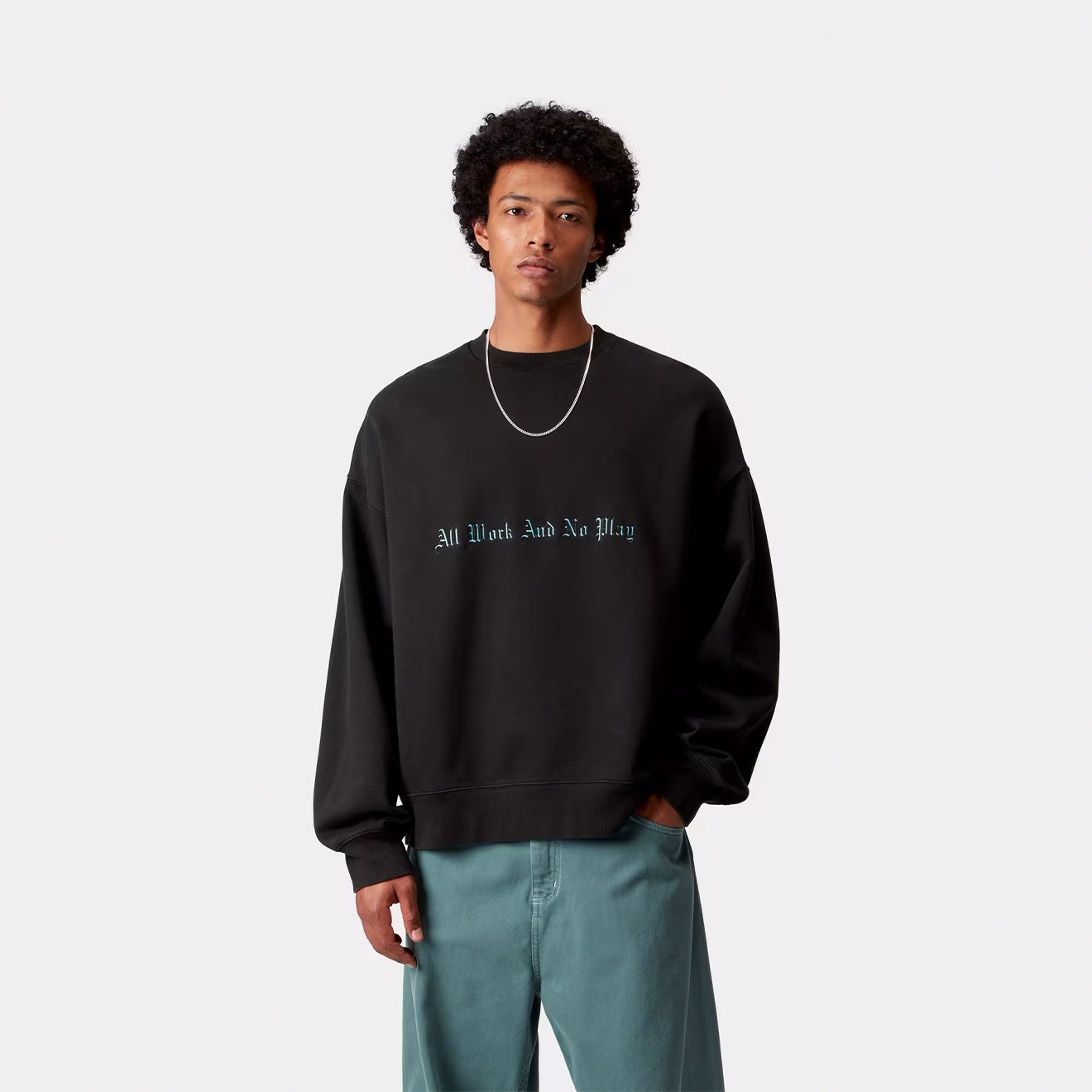 Carhartt WIP No Play Sweat Black - The Sporting Lodge