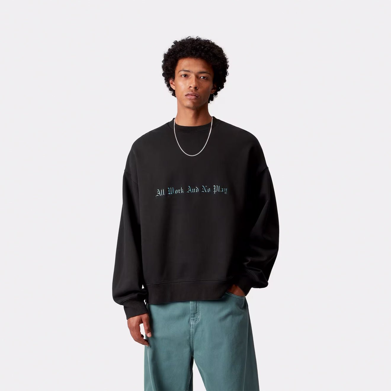 Carhartt WIP No Play Sweat Black - The Sporting Lodge