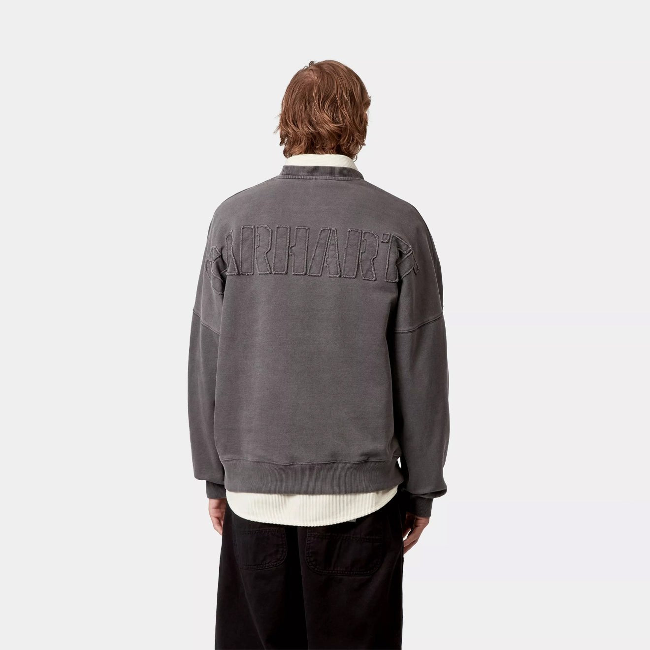 Carhartt WIP RGGD Sweat Black Garment Dyed - The Sporting Lodge