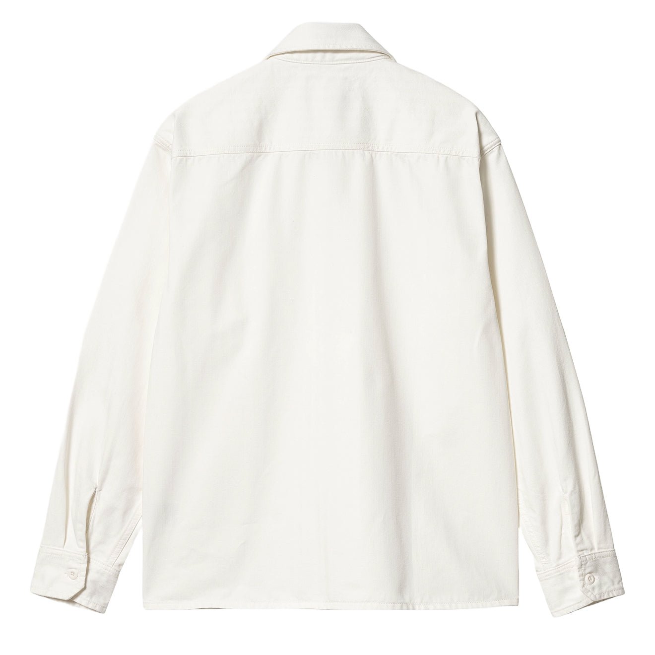 Carhartt WIP Rainer Shirt Jac Off - White Rinsed - The Sporting Lodge