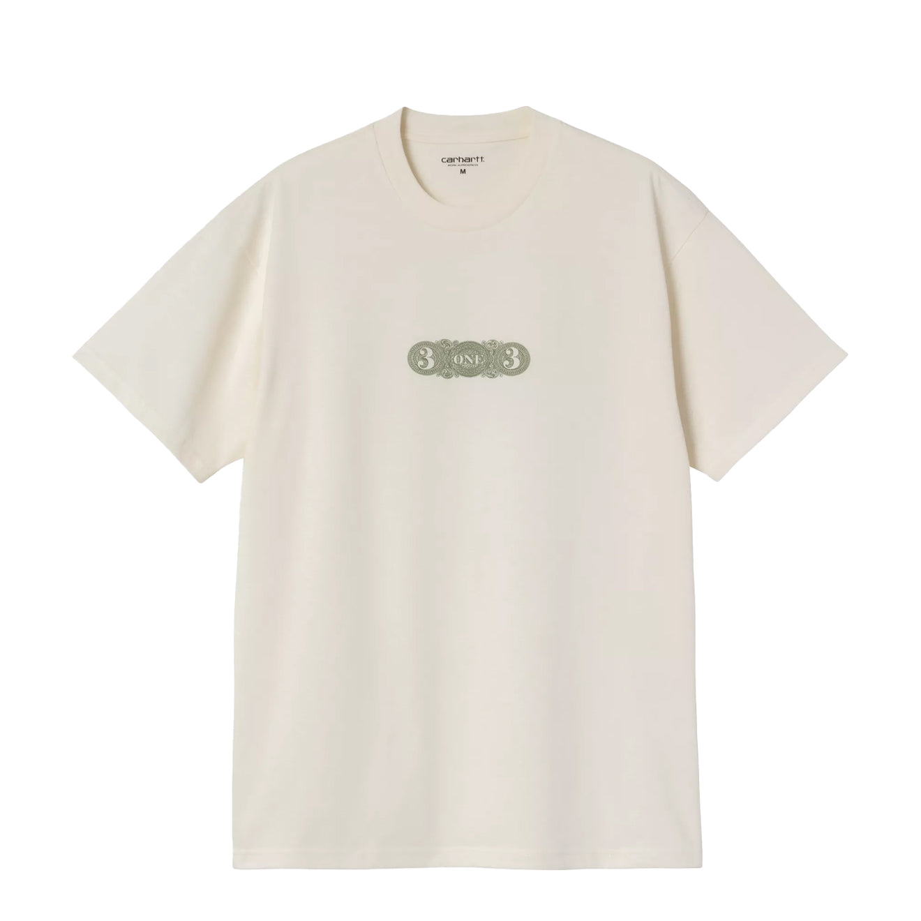 Carhartt WIP S/S 3 One 3 T-Shirt Wax - The Sporting Lodge