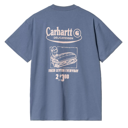 Carhartt WIP S/S Catalogue T-Shirt Blue Iris / Air Pink - The Sporting Lodge