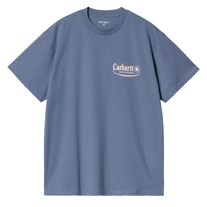 Carhartt WIP S/S Catalogue T-Shirt Blue Iris / Air Pink - The Sporting Lodge