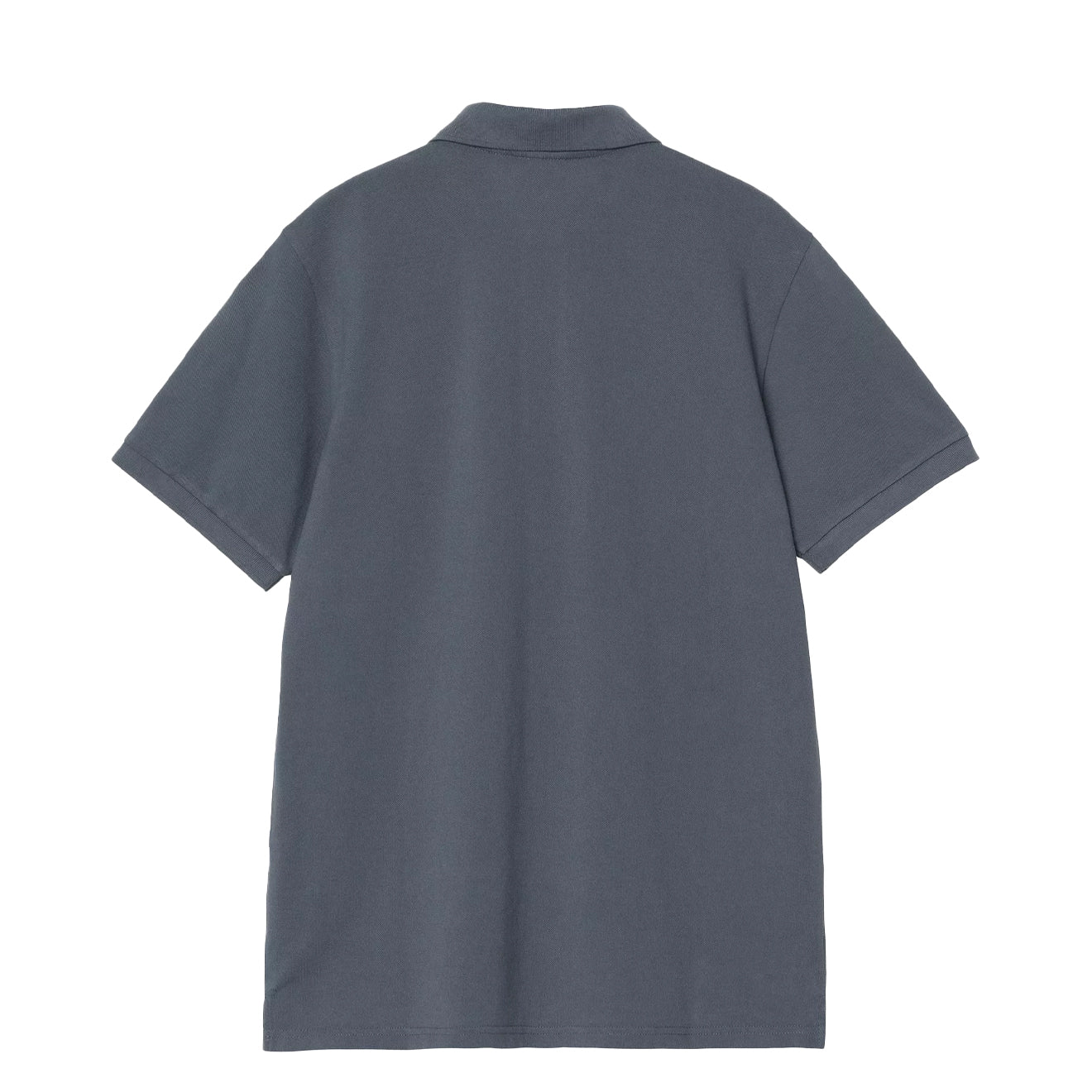 Carhartt WIP S/S Chase Pique Polo Cozy Blue / Gold - The Sporting Lodge