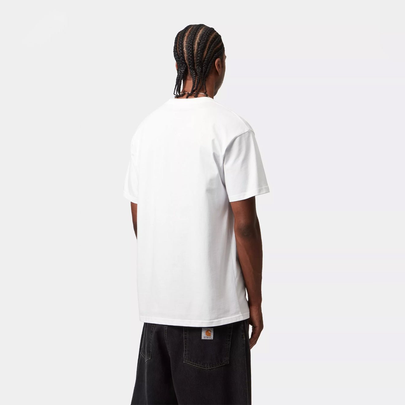 Carhartt WIP S/S Chase T-Shirt White / Gold - The Sporting Lodge