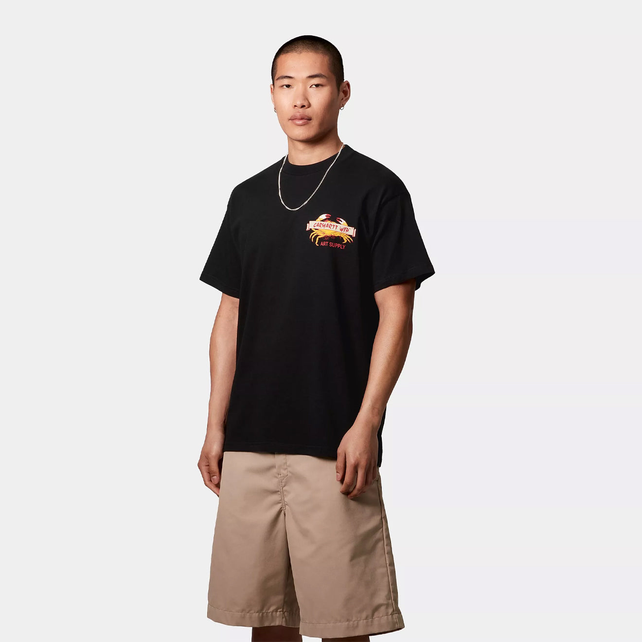 Carhartt WIP S/S Crab Paint T-Shirt Black - The Sporting Lodge